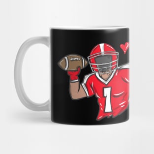 Rugby American Football Sport USA Gridiron Football Gift Mug